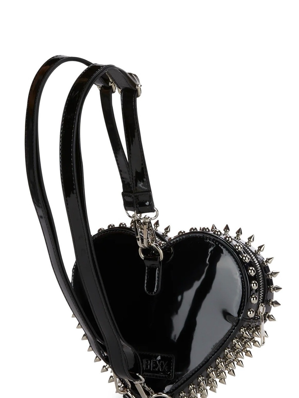 Black Studded Heart Bag - Dolls Kill - Picture 3 of 4